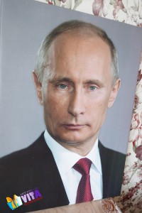 В.В. Путин на холсте
