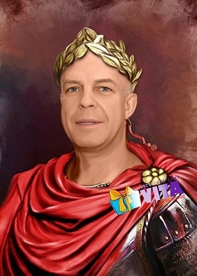 портрет имитация живописи цезарь